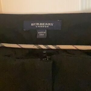 NWT BURBERRY BLACK PANTS 10, cotton